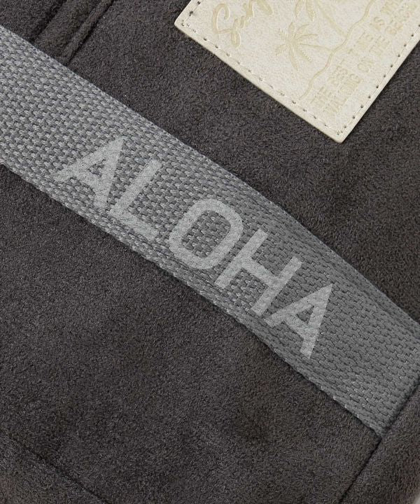 ハワイアントートバッグ ムートンファー付き