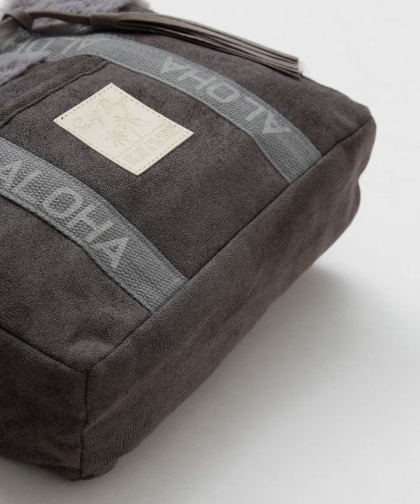 ハワイアントートバッグ ムートンファー付き