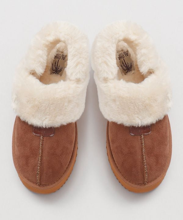 HAWAIIAN MOUTON SANDAL HELE　CAMEL