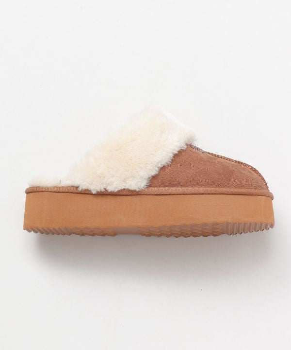 HAWAIIAN MOUTON SANDAL HELE　CAMEL