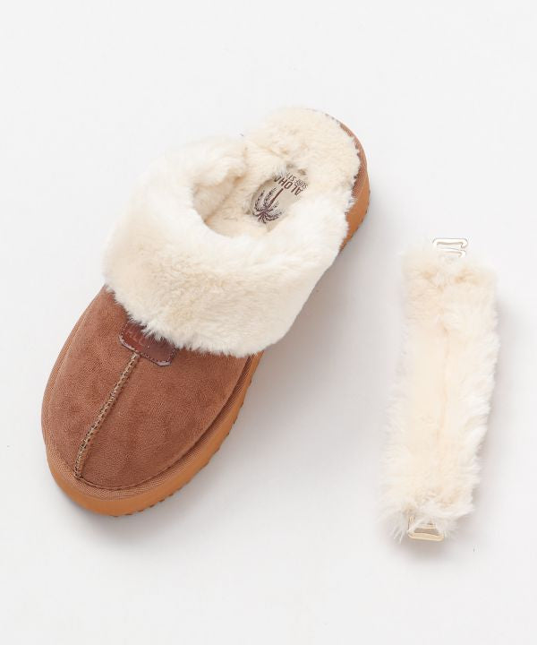 HAWAIIAN MOUTON SANDAL HELE　CAMEL