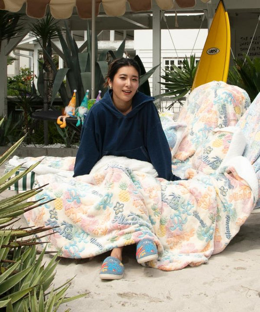 ブランケット ハワイアンデザイン