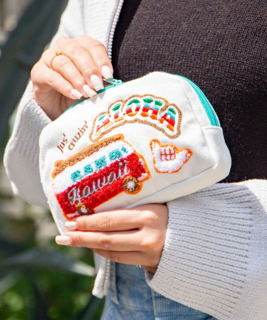 ハワイアンポーチ おしゃれなデザイン刺繡