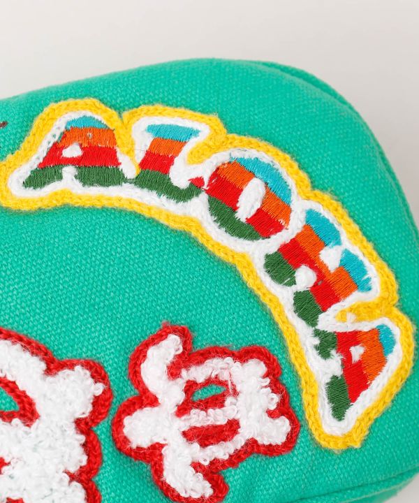 刺繡デザインポーチ ハワイアンポーチ