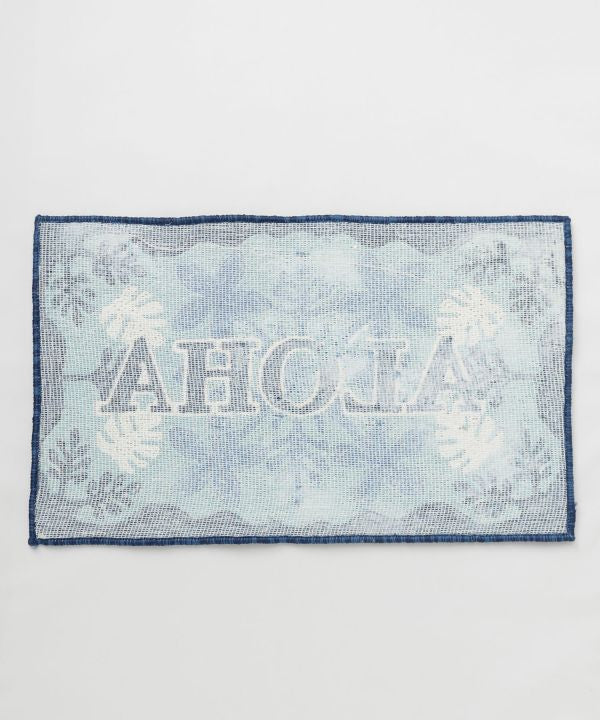 ハワイ 玄関マット パイル｜ALOHA 滑り止め付き