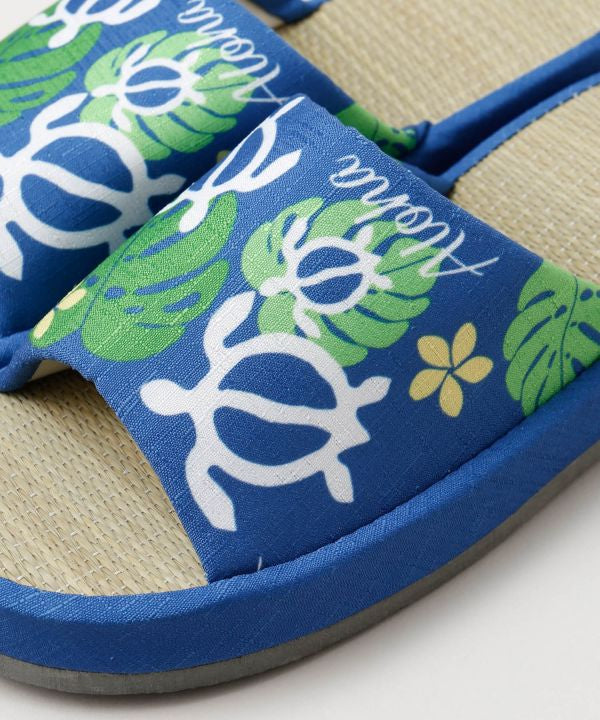 ハワイアンスリッパ 室内用 内履き ウミガメ　ルームシューズ