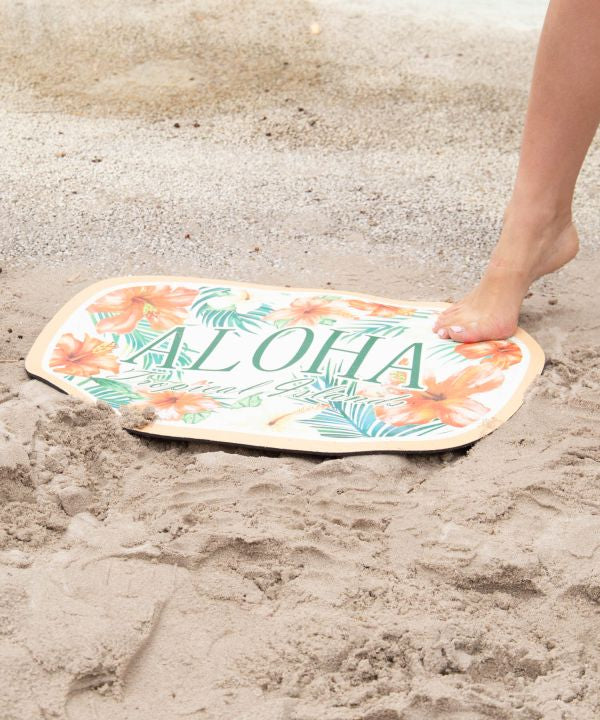 珪藻土マット／バスマット／ハワイアン／玄関／吸水／滑り止め