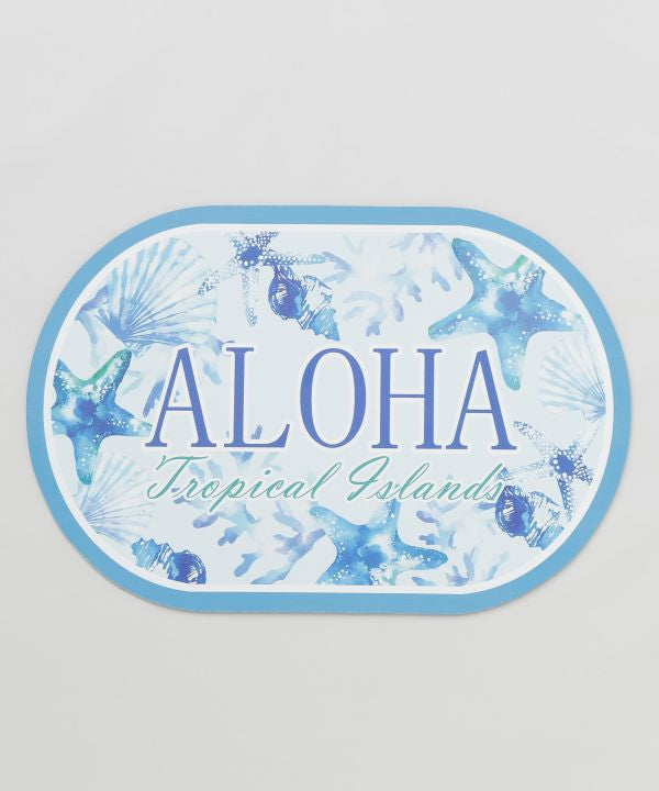 珪藻土マット／バスマット／ハワイアン／玄関／吸水／滑り止め