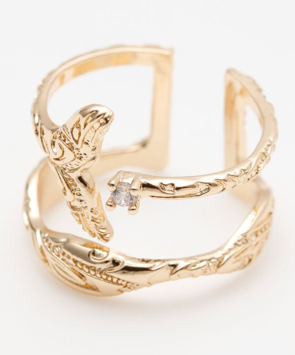 イヤーカフ ハワイアンデザイン