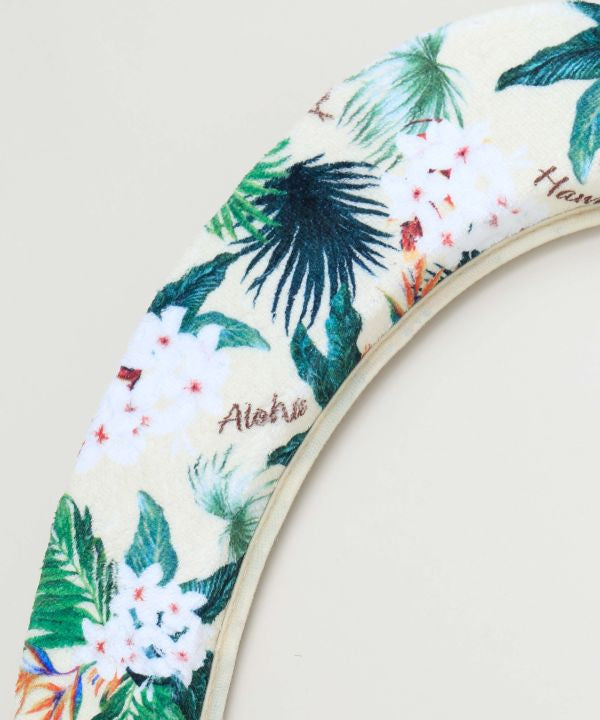 ハワイアン柄 ふかふか便座シート 極厚タイプ