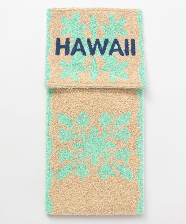 トイレットペーパーホルダー／ハワイアンキルト／刺しゅう／トイレインテリア