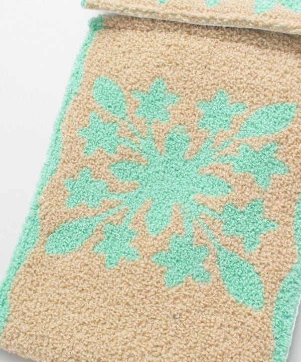 トイレットペーパーホルダー／ハワイアンキルト／刺しゅう／トイレインテリア