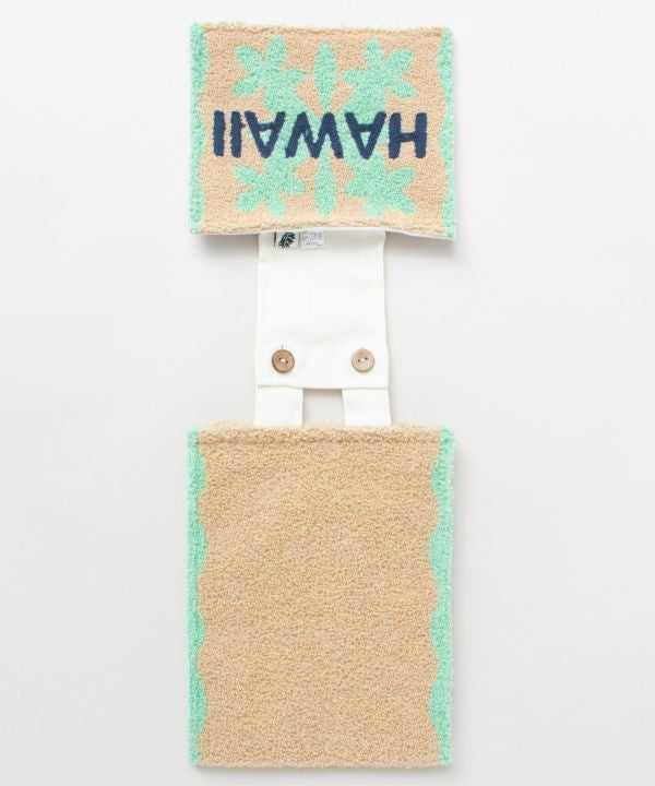 トイレットペーパーホルダー／ハワイアンキルト／刺しゅう／トイレインテリア