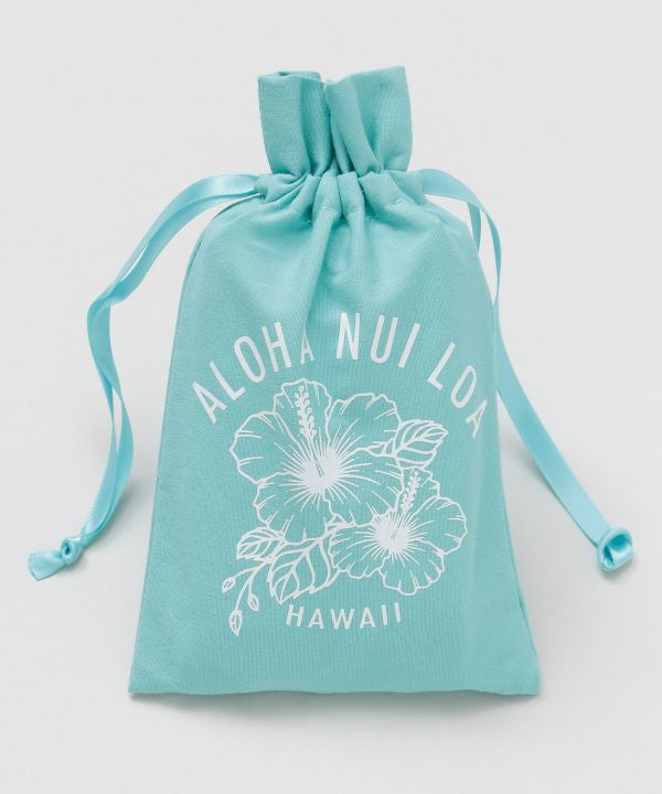 ハワイアンギフトポーチ ミントカラー