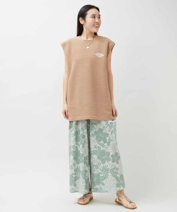 ハワイアンレディース ストレッチパンツ KUAKINI ハイビスカス