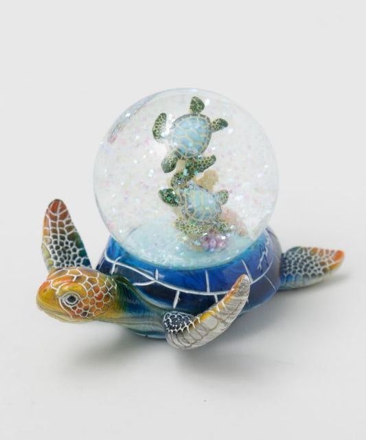 ホヌ／スノードーム／ハワイアン／インテリア／亀／置物／癒し／海