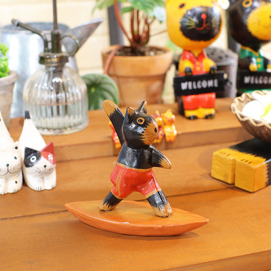サーフィン 猫