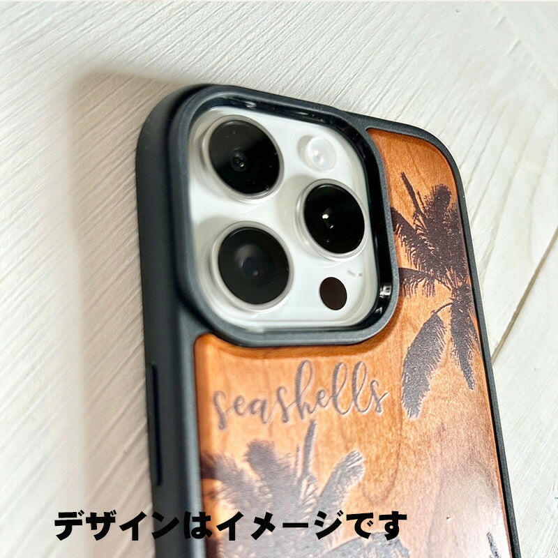 ハワイアンスマホケース 木製