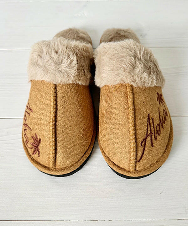 HAWAIIAN ALOHA SLIPPER　CAMEL