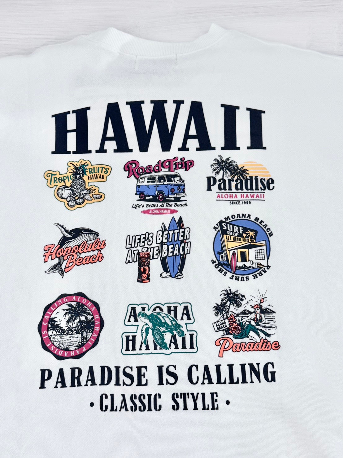 長袖ワンピーストレーナー レディーススウェット ハワイアン