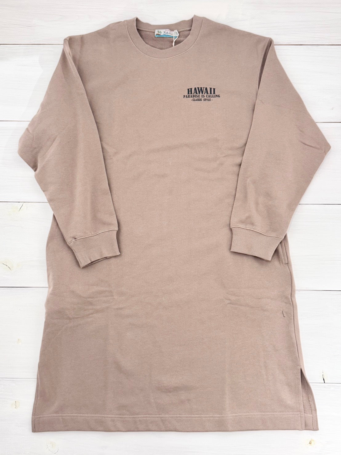 長袖ワンピーストレーナー レディーススウェット ハワイアン