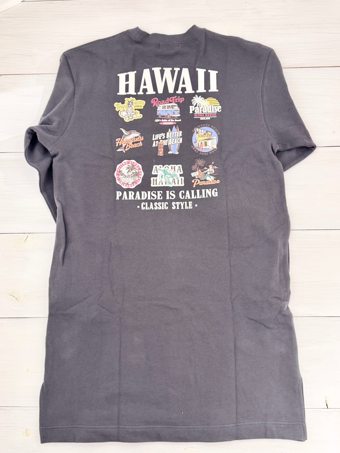 長袖ワンピーストレーナー レディーススウェット ハワイアン