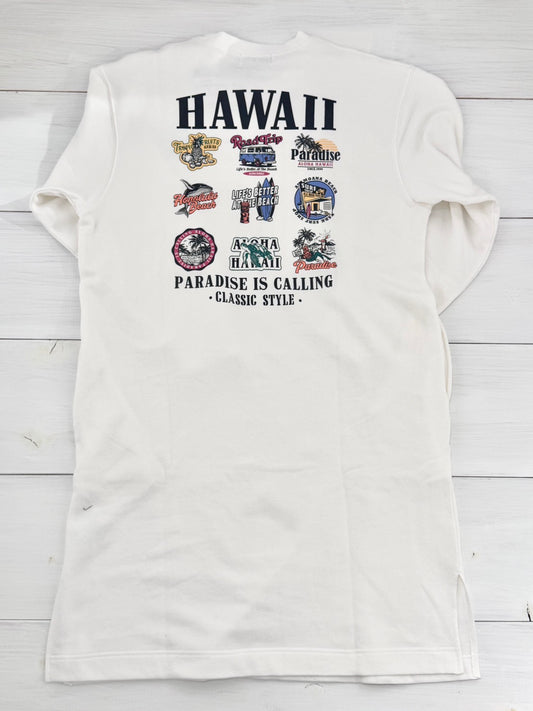 長袖ワンピーストレーナー レディーススウェット ハワイアン