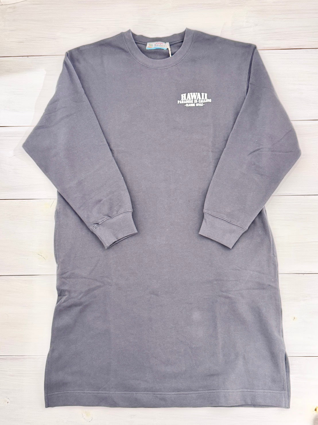 長袖ワンピーストレーナー レディーススウェット ハワイアン