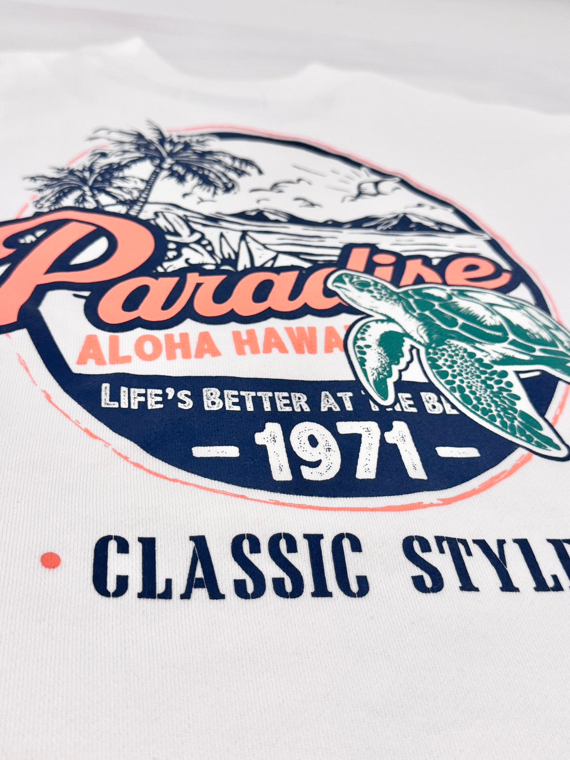 長袖ワンピーストレーナー レディーススウェット ハワイアン