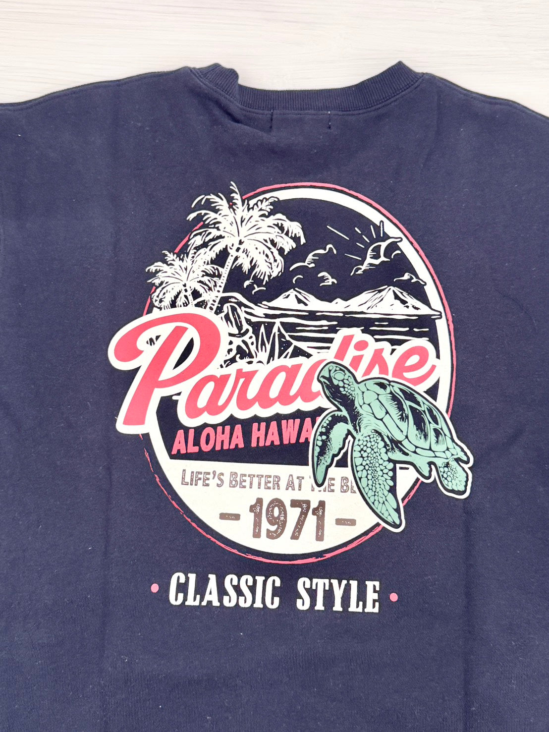 長袖ワンピーストレーナー レディーススウェット ハワイアン