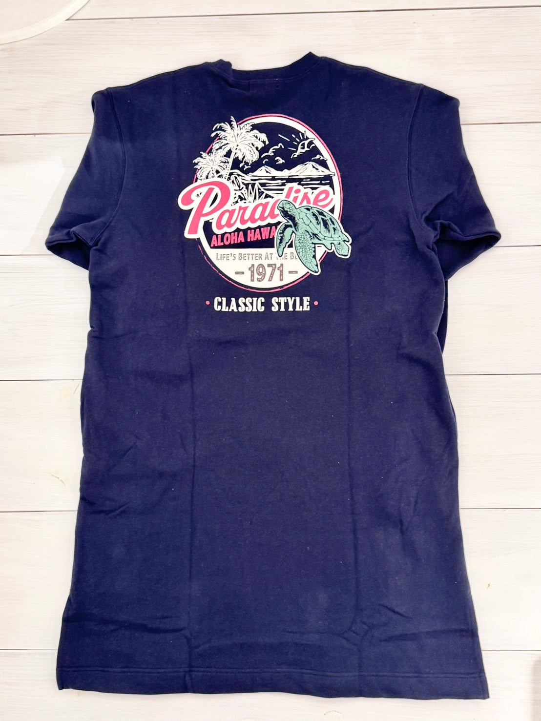 長袖ワンピーストレーナー レディーススウェット ハワイアン