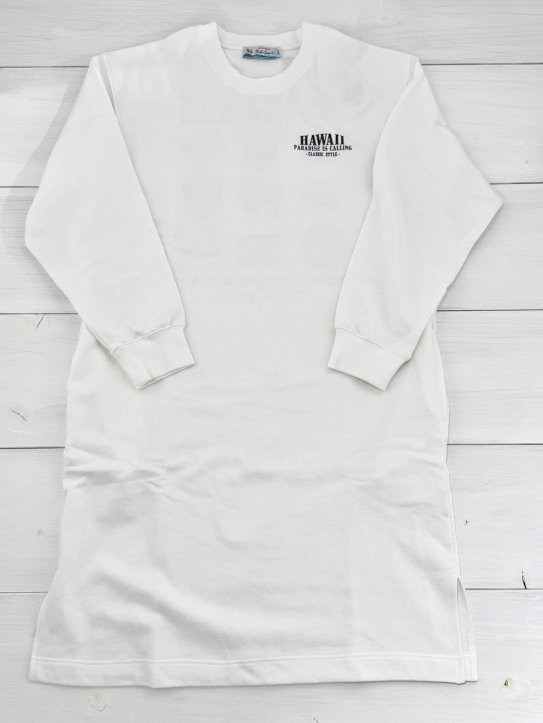 長袖ワンピーストレーナー レディーススウェット ハワイアン