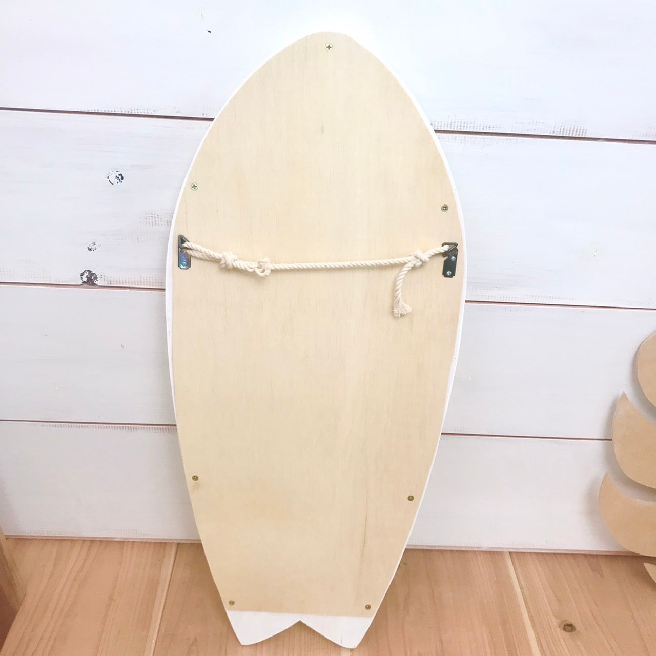 SURF BOARD MIRROR WHITE-lime