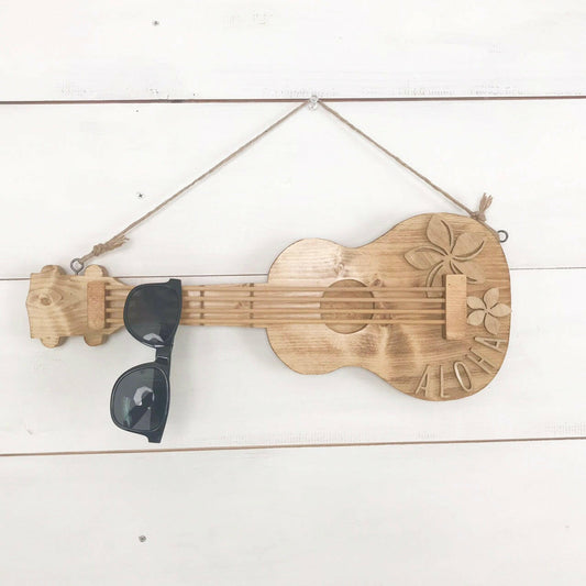 Ukulele SUNGLASSES HOLDER PLUMERIA