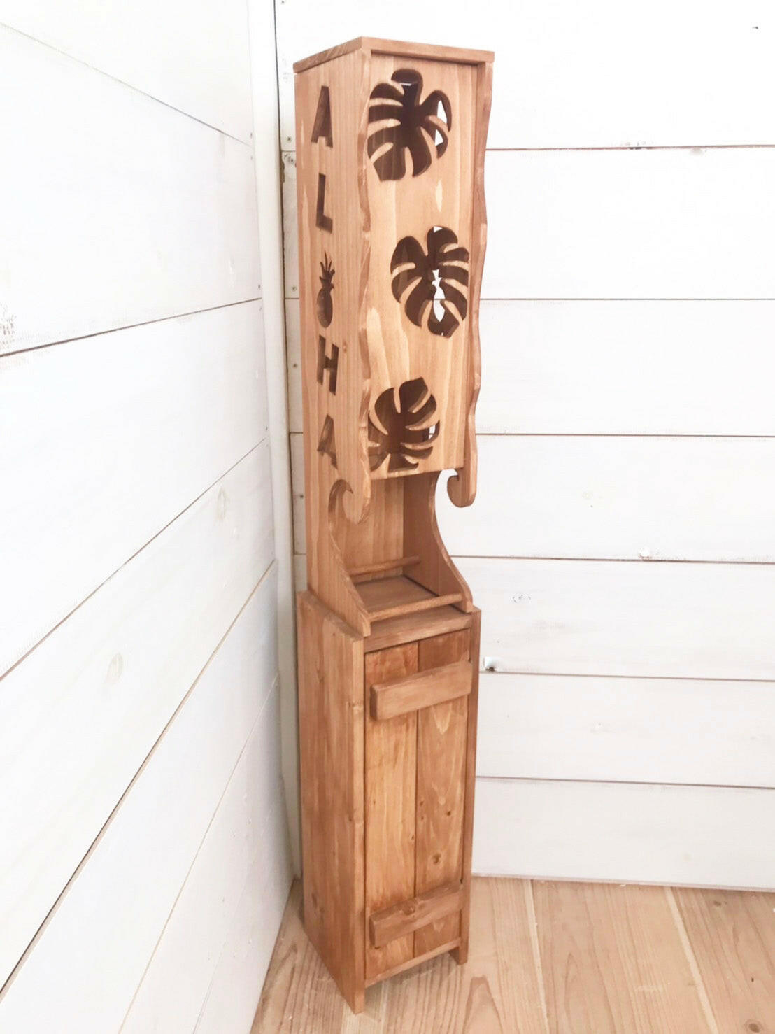 TOILET PARPER STOCK BOX　MONSTERA