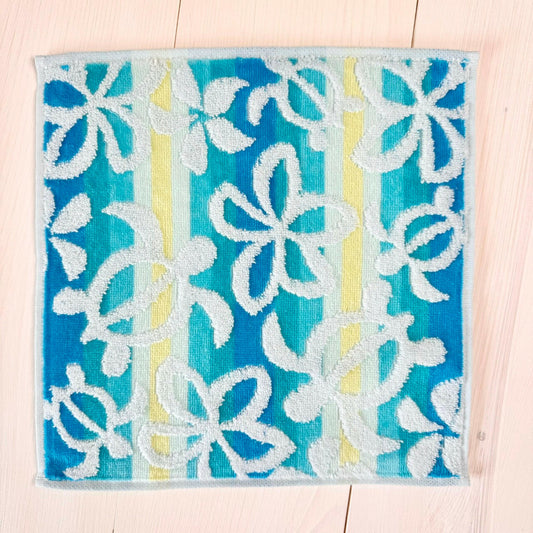 GRADATION TOWEL HONU-PLUMERIA　BLUE