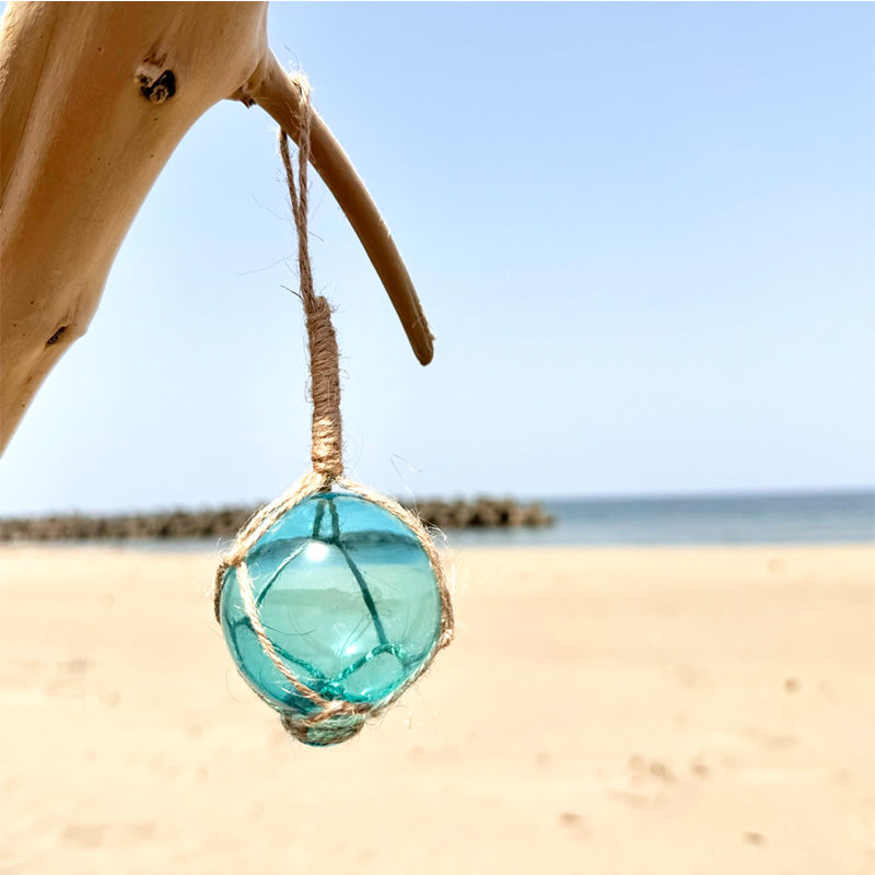 Glass marine ball　BLUE