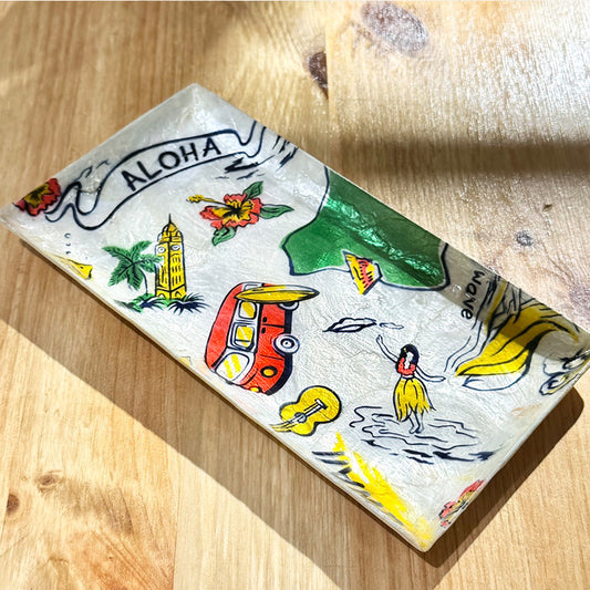 ハワイアン雑貨 貝がらでできた小皿
