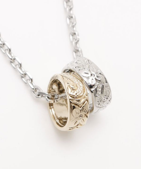 ハワイアンネックレス リング ハワイアンジュエリー調