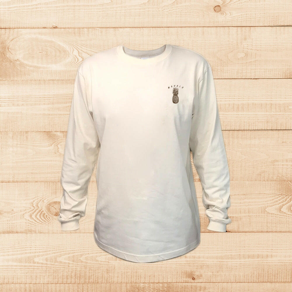 LONG SLEEVE SHIRT　PINEAPPLE　NATURAL.