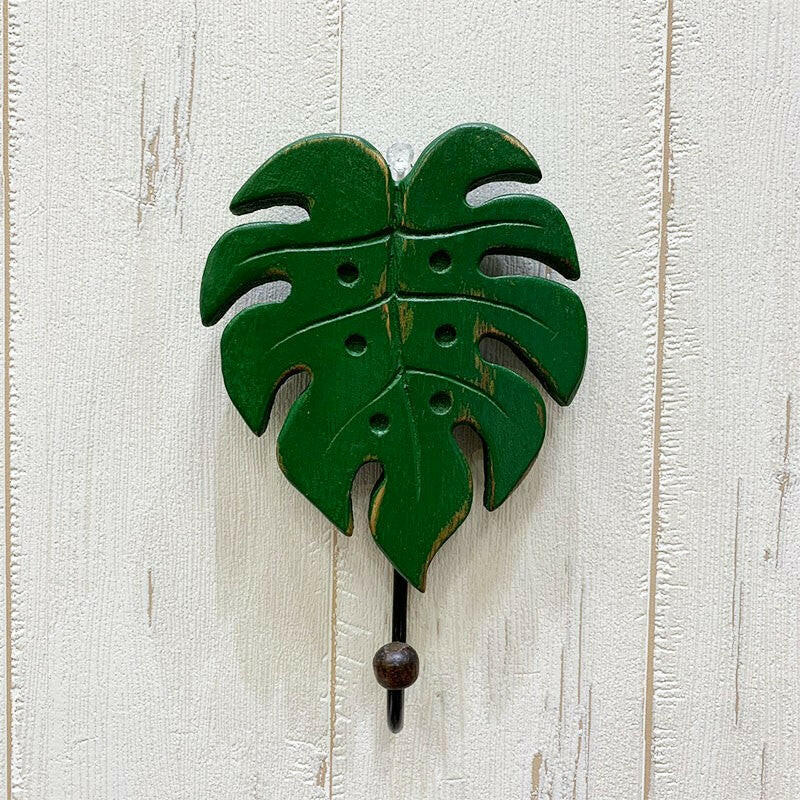 HAWAIIAN CAVING HOOK  COLOR MONSTERA