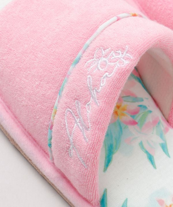 アロハ 刺繡 スリッパ