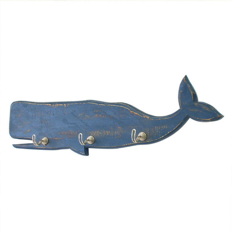 WHALE WOOD HOOK.