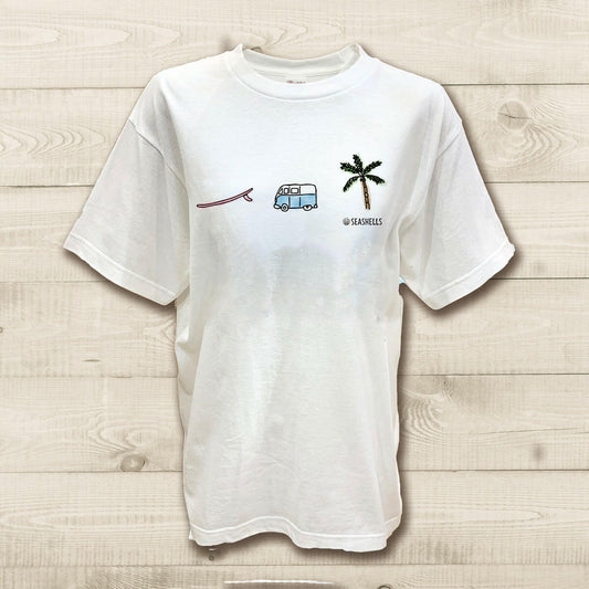 ハワイアンデザインTシャツ SB VW PALM　ユニセックスサイズ.