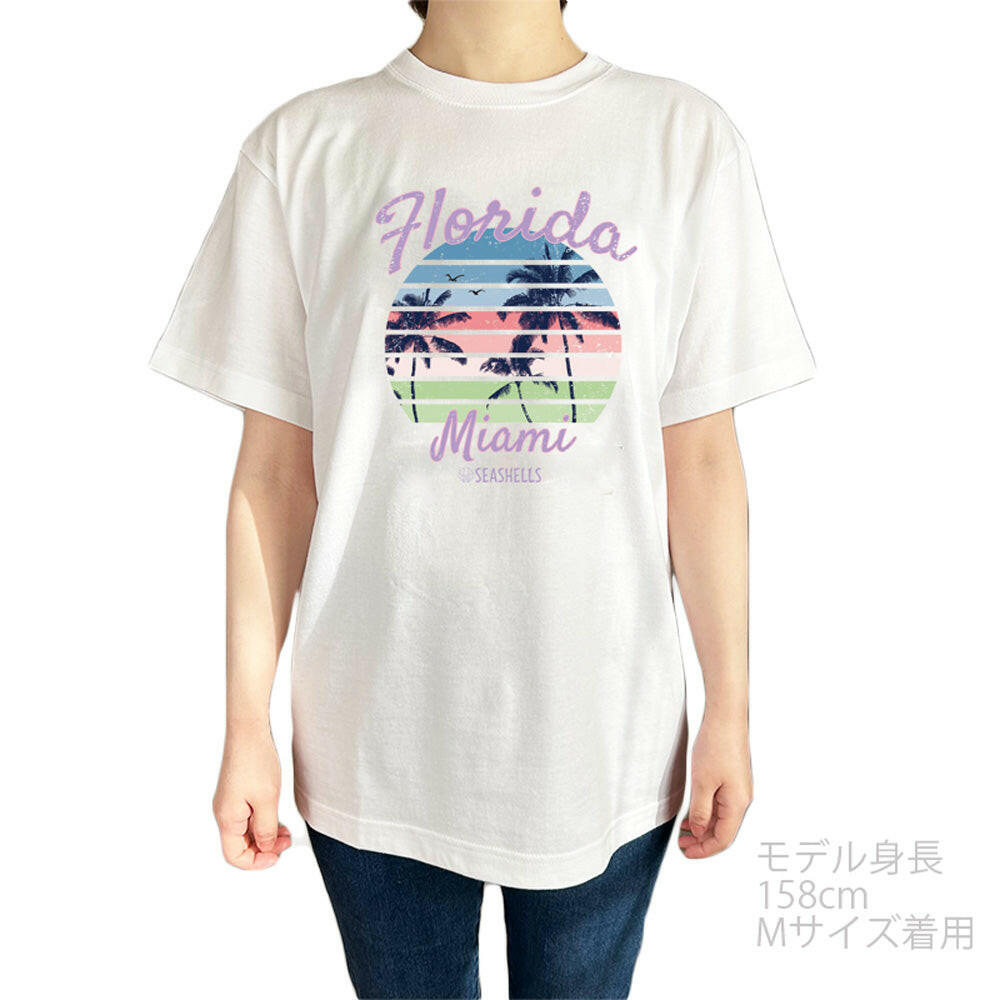 ハワイアンデザインTシャツ FLORIDA　ユニセックスサイズ