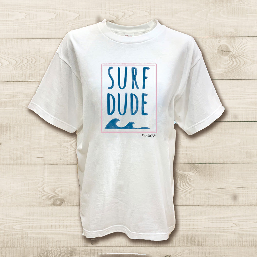 ハワイアンデザインTシャツ SURF DUDE　ユニセックスサイズ