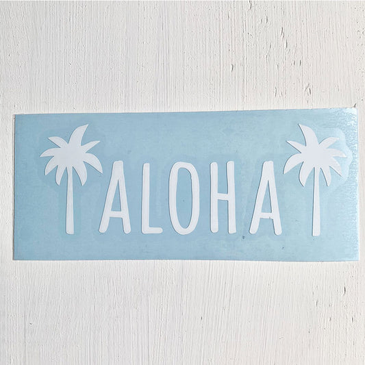 ハワイアンステッカー ALOHA palm